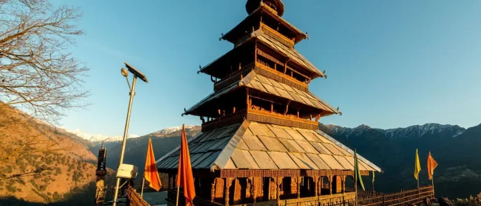 Hadimba Temple at Sunrise photo spot to pin