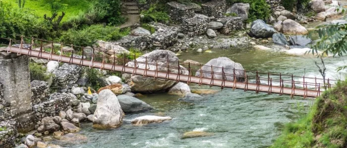 Photo spot to pin-Tirthan River Bridge