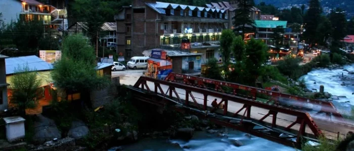 photo spot to pin-Old Manali Bridge (Golden hour)