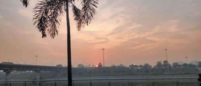 Gomti-Riverfront-at-sunset-photospot-lucknow-up