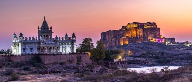 Jaswant thada-and-mehrangarh-fort-jodhpur-rajasthan-india