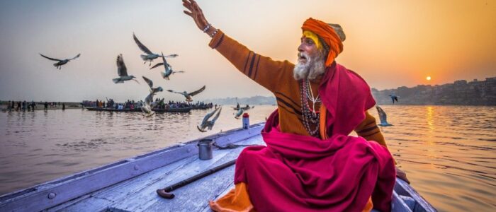 Portrait-of-a-sadhu-Varanasi